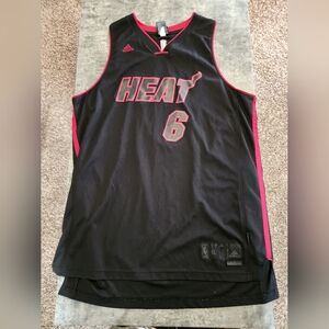 Adidas LeBron James #6 Miami Heat Limited Edition Swingman Jersey